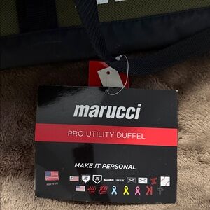 Marucci green team Pro Utility Duffel Bag